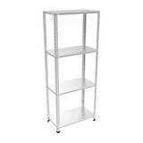 Raffar 4 Katlı Galvaniz Çelik Raf. Depo, Arşiv, Dosya Rafı