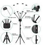4 KOLLU TELEFON TUTUCULU ESNEK LED IŞIK