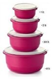 Tupperware Fuşya 4lü Miksim Set