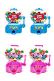 4''lü Sakız Makinası Renkli  Yenilebilir Sakız - Sakız Makinası Jackpot Makinası