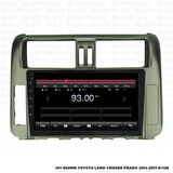 Araç Multimedya Toyota Land Cruiser Prado Android 12 Carplay 4Gb Ram + 64Gb Hdd 2014-2017 Navigasyon Ekran MYW