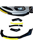 Renault Clio 2 1998-2005 4 Parça Sarı Ön Ek Piano Black Lip