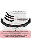 Citroen Xsara 1997-2004 4 Parça Siyah Ön Ek Piano Black Lip