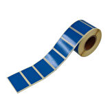 Renkli Zemin Baskılı Kuşe Rulo Etiket 50mm x 30mm 1000 Adet