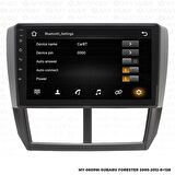 Araç Multimedya Subaru Forester Android 12 Carplay 4Gb Ram + 64Gb Hdd 2009-2012 Navigasyon Ekran MYW