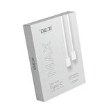 Woyax by Deji iPhone 15 / 15 Pro / 15 Pro Max / 15 Plus Uyumlu Type-c To Type-c Şarj ve Data Kablosu 1.2M