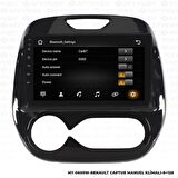 Araç Multimedya Renault Captur Android 12 Carplay 4Gb Ram + 64Gb Hdd Manuel Navigasyon Ekran MYW