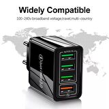 Zuidid 3.0 USB 48 Watt Hızlı Şarj Aleti Siyah