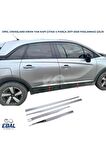 Opel Crossland X Krom Yan Kapı Çıtası 2017 > P.Çelik
