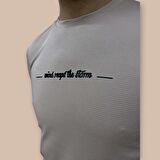 Erkek Slim Fit Enjeksiyon Baskılı Pamuklu T-Shirt