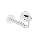 VitrA Origin A42581 Ankastre Lavabo Bataryası, İki Rozetli, Sıva Üstü, Krom