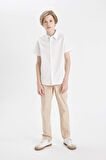 DeFacto Erkek Çocuk Loose Fit Standart Paça Gabardin Pantolon B8938A824SMBG742