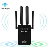 300Mbps Uzun Menzilli WiFi genişletici 4 harici anten ile 2.4Ghz Kablosuz Sinyal Güçlendirici 