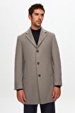 Ds Damat Regular Fit Gri Kaşe Kaban 5HF08ORT10000 5HF08ORT10000