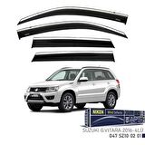 Suzuki Grand Vitara Niken Kromlu Cam Rüzgarlığı 4lü Set 2016 ve Üstü