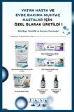 Gümüş Iyonlu Yatan Ve Evde Hasta Bakım Seti 50'li Perine Temizleme Mendili Hediyeli