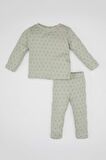 Kız Bebek Çiçekli Uzun Kollu Pijama Takımı