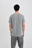DeFacto Regular Fit Bisiklet Yaka Kısa Kollu Tişört B3491AX24SPGR367