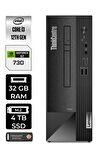 Lenovo NEO 50S i3 12100 32GB RAM 4TB SSD GT730/4GB W11PRO 11SX002VTX MASAÜSTÜ PC & PER4 BELLEK