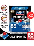 Finish Ultimate 85 Kapsül Bulaşık Makinesi Deterjanı Tableti X2