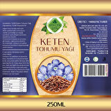 Keten Tohumu Yağı (FLAXSEED OİL) 250 Ml.
