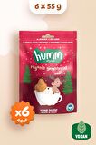 Humm Organic Organik Zencefilli Tarçınlı Vegan Kurabiye 55g X 6 Adet