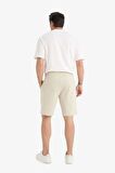 DeFacto Slim Fit Dar Kesim Cepli Pamuklu Basic Düz Bermuda Şort W1105AZ25SPBG735