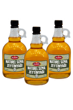 Alkan Zeytin Naturel Sızma Zeytinyağı 3 x 1 lt Cam 