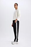 DeFactoFit Sporcu Jogger Eşofman Altı Standart Fit Standart Paça Beli Lastikli Cepli D1957AX24AUBK81