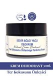 Sedir Ağacı Yağlı Krem Deodorant 40 ml. %100 Doğal