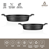 Amboss Astral 2 Parça Döküm Sahan Seti (18 / 22 cm)