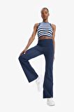 DeFactoFit Flare Fit Geniş Paça Sporcu Uzun Pantolon E7757AX25SPNV28