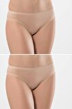 Türen Kadın Likralı 2li Pamuklu Bikini Külot