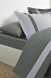 Özdilek Colour Stripe Tek Kişilik Nevresim Takımı Haki