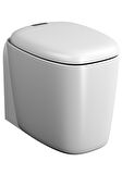 VitrA Plural 7815B401-0090 Rim-ex Duvara Tam Dayalı Yerden Tek Klozet, 55 cm, Mat Beyaz