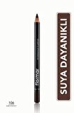 Flormar Suya Dayanıklı Göz Kalemi - Koyu Kahverengi Waterproof