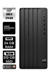 HP PRO TOWER 290 G9 i3 12100 24GB RAM 524GB RAM FDOS 6D3A1EA MASAÜSTÜ PC & PER4 BELLEK