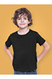 Basic Baskısız Unisex Çocuk Tişört (1-12 Yaş)
