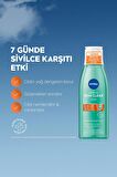 Nivea Derma Skin Clear Sivilce Karşıtı Yüz Temizleme Jeli 150ml ve Nemlendirici Tonik 200ml, Yağlı Ciltler