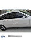 Ford Focus 1  Krom Cam Çıtası 4 Prç. 1998-2005 Arası Paslanmaz Çelik
