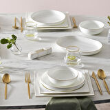 Karaca Fine Pearl Extra Nish 62 Parça 12 Kişilik Yemek Takımı Gold