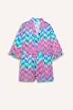 DeFacto Regular Fit Desenli Pamuklu Kimono-Fall in Love Z9813AZ24SMPR442