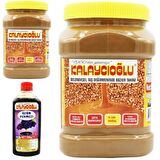 Bozkır Tahin Merkezi Kavrulmuş Kepeksiz Tahin 935 gr x 2 + Üzüm Pekmezi 950 gr