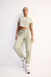 DeFactoFit Crop Bisiklet Yaka Basic Düz Sporcu Kısa Kollu Tişört D7295AX25SPKH513