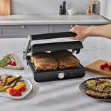 Homend Grilliant 1346H Döküm Plakalı Tost ve Izgara Makinesi Inox 2000 W
