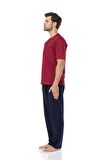 Pierre Cardin Erkek Kısa Kollu Penye Pijama