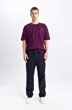 DeFacto Gabardin Pantolon Baggy Fit Bol Rahat Kesim Cepli Düz Paça B4762AX24SPNV239