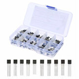 200 Adet Transistör Seti Kutulu 10 Tip Npn Pnp To-92 Bc327 Bc337 Bc517 Bc547 Bc548 Bc549 Bc550