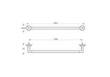 VitrA Minimax A44784 Uzun Havluluk, Krom
