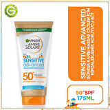 Garnier Ambre Solaire Sensitive Advanced Çocuk Hipoalerjenik Güneş Koruyucu Süt SPF50+ 175 ml